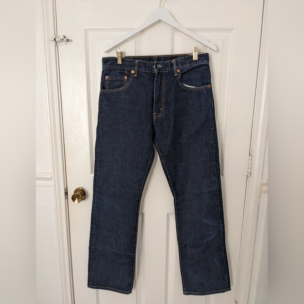 Levi's Dark Indigo Straight Jeans